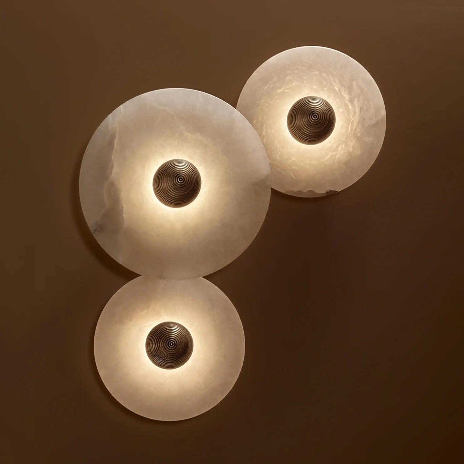 Kristy Alabaster Combination Wall Lamp