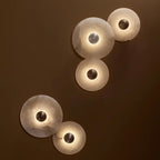 Cryn Alabaster Combination Wall Lamp