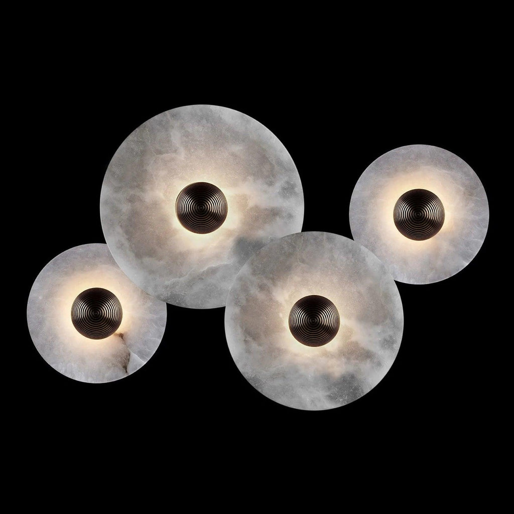 Kristy Alabaster Combination Wall Lamp