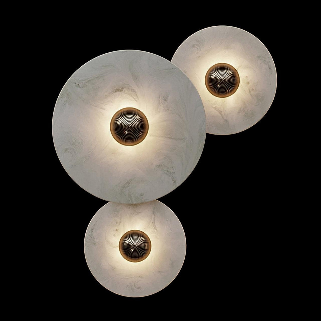 Cryn Alabaster Combination Wall Lamp