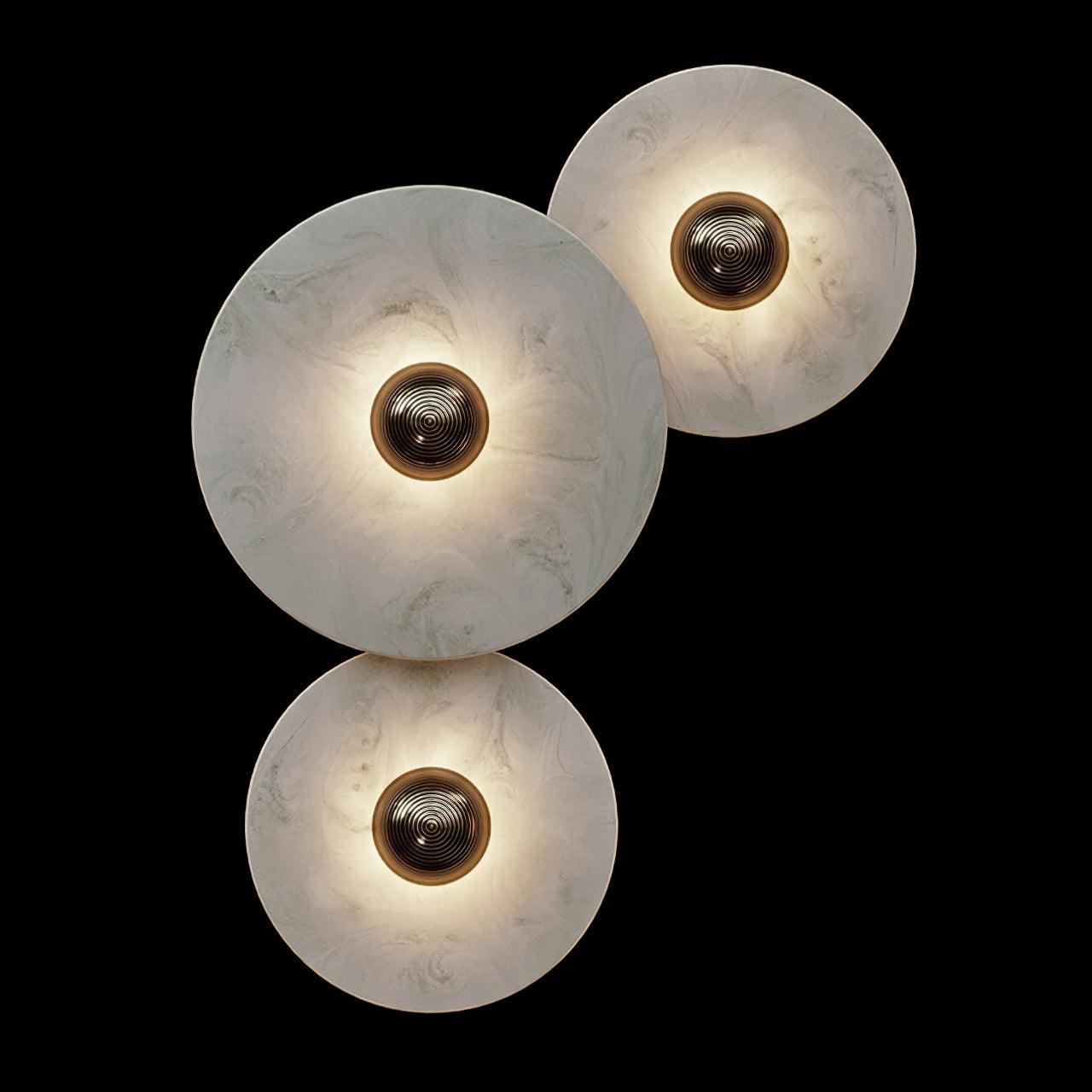 Cryn Alabaster Combination Wall Lamp