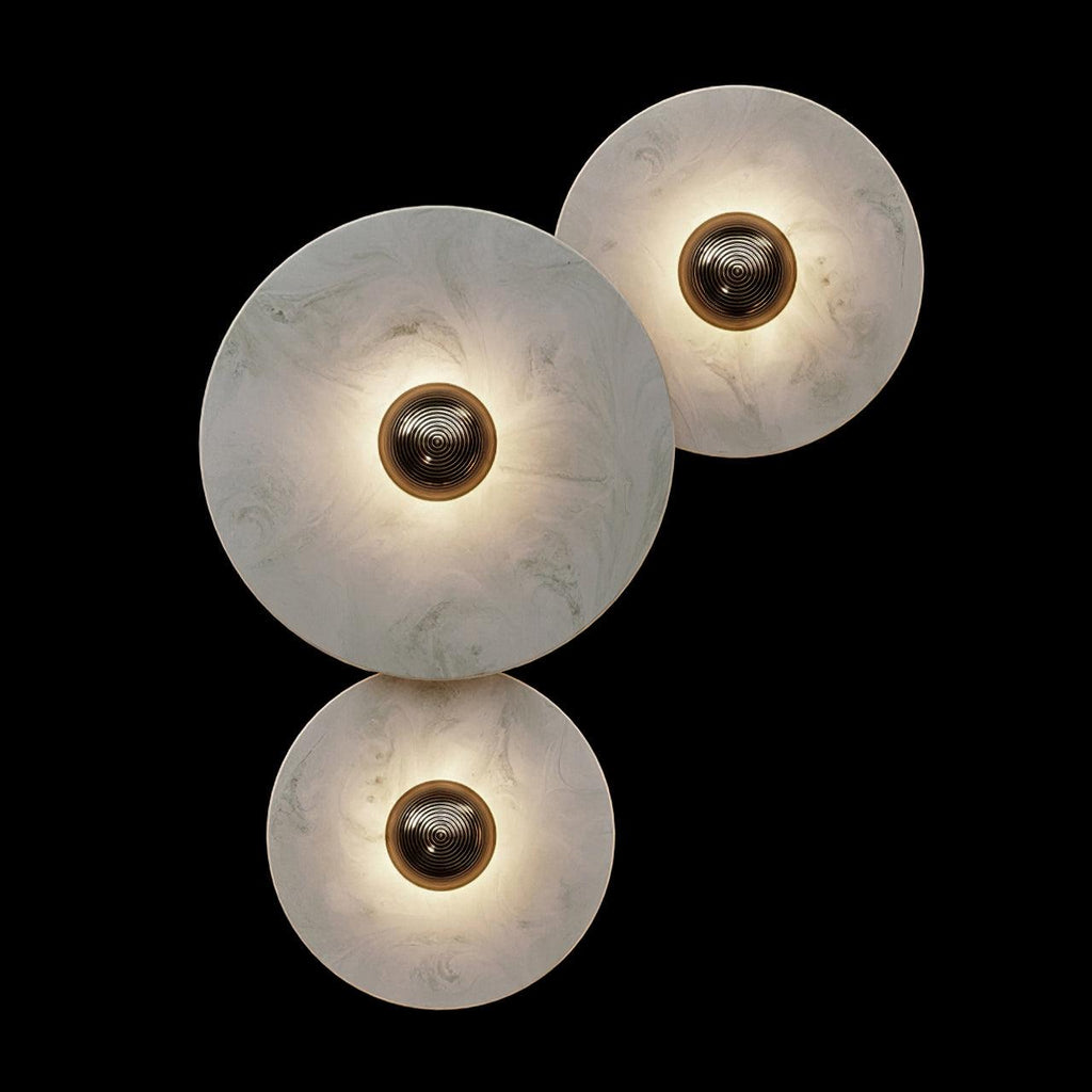 Cryn Alabaster Combination Wall Lamp