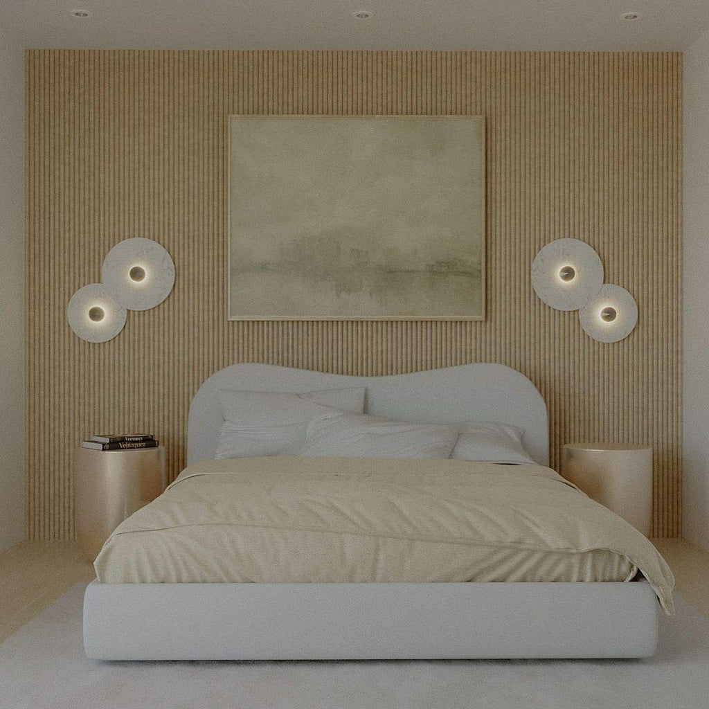 Kristy Alabaster Combination Wall Lamp