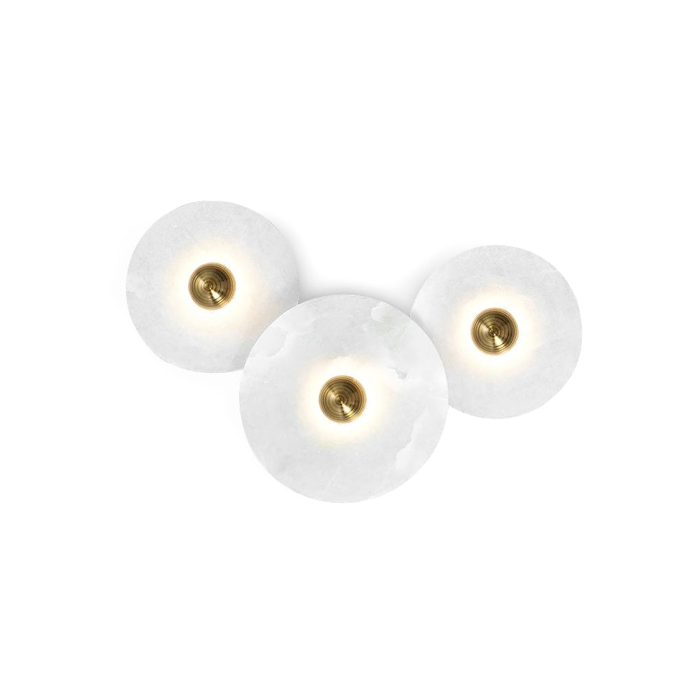 Cryn Alabaster Combination Wall Lamp