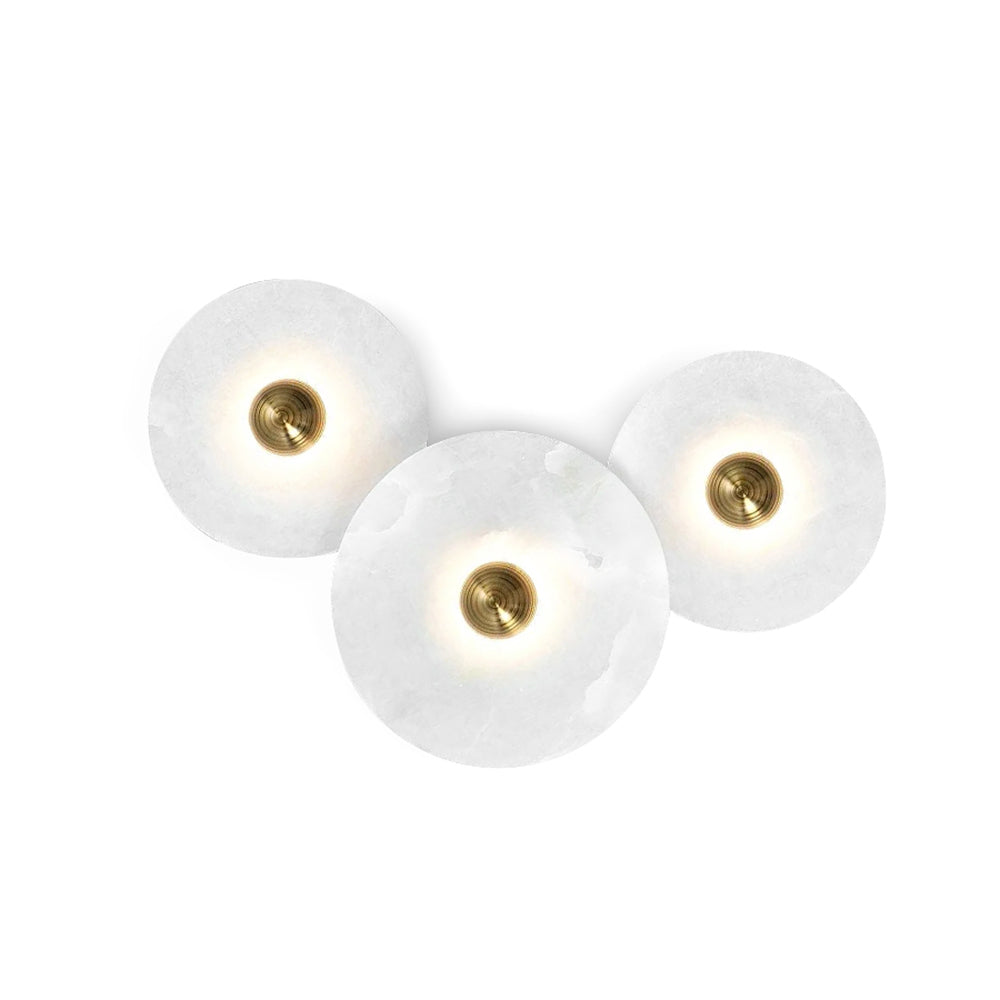 Cryn Alabaster Combination Wall Lamp
