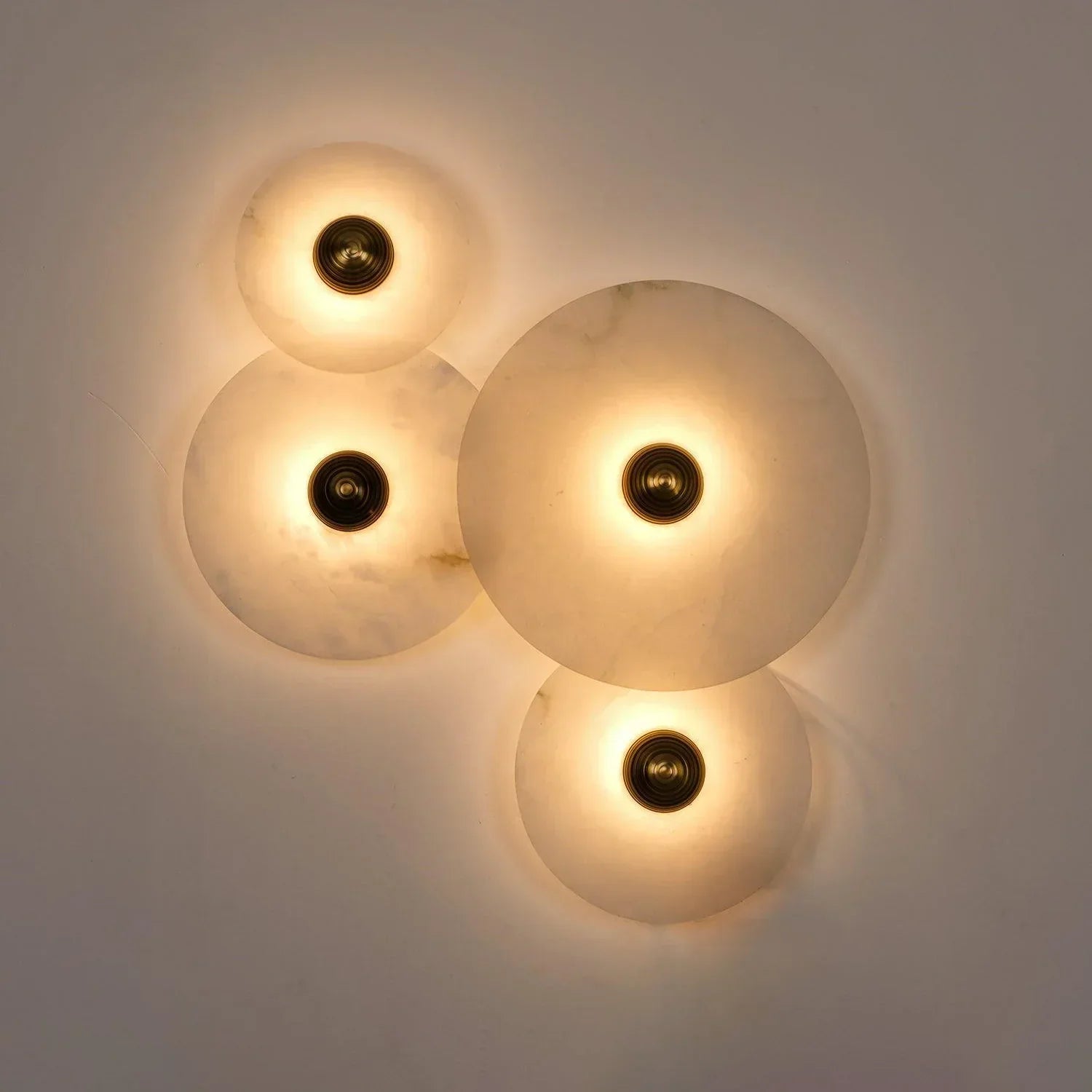 Slender Wall Lamp Alabaster Modern Minimalist
