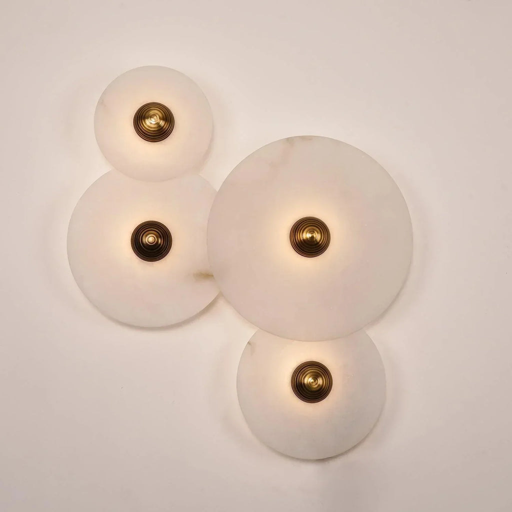 Slender Wall Lamp Alabaster Modern Minimalist