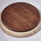 Halo Round Travertine Ceiling Light
