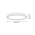 Halo Round Travertine Ceiling Light