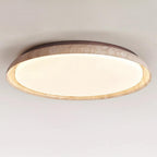 Halo Round Travertine Ceiling Light