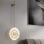 Vevelila Pendant Light Minimalist in Alabaster - Kingsley Beaumont