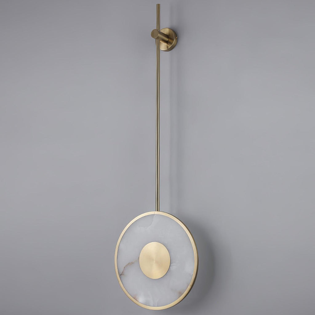 Vevelila Pendant Light Minimalist in Alabaster - Kingsley Beaumont