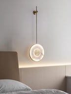 Vevelila Pendant Light Minimalist in Alabaster - Kingsley Beaumont