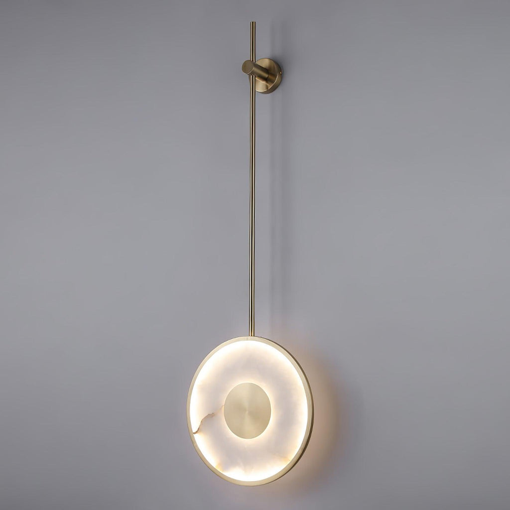 Vevelila Pendant Light Minimalist in Alabaster - Kingsley Beaumont