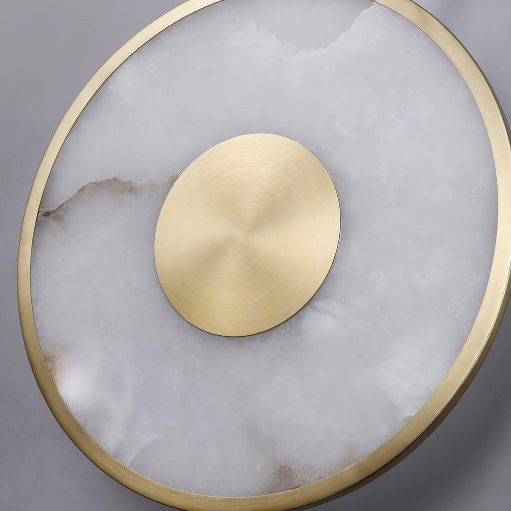 Vevelila Pendant Light Minimalist in Alabaster - Kingsley Beaumont