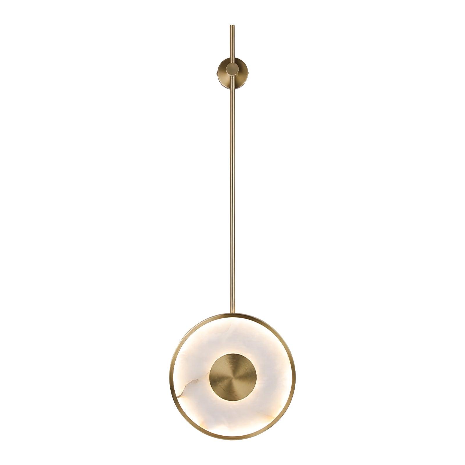 Vevelila Pendant Light Minimalist in Alabaster - Kingsley Beaumont