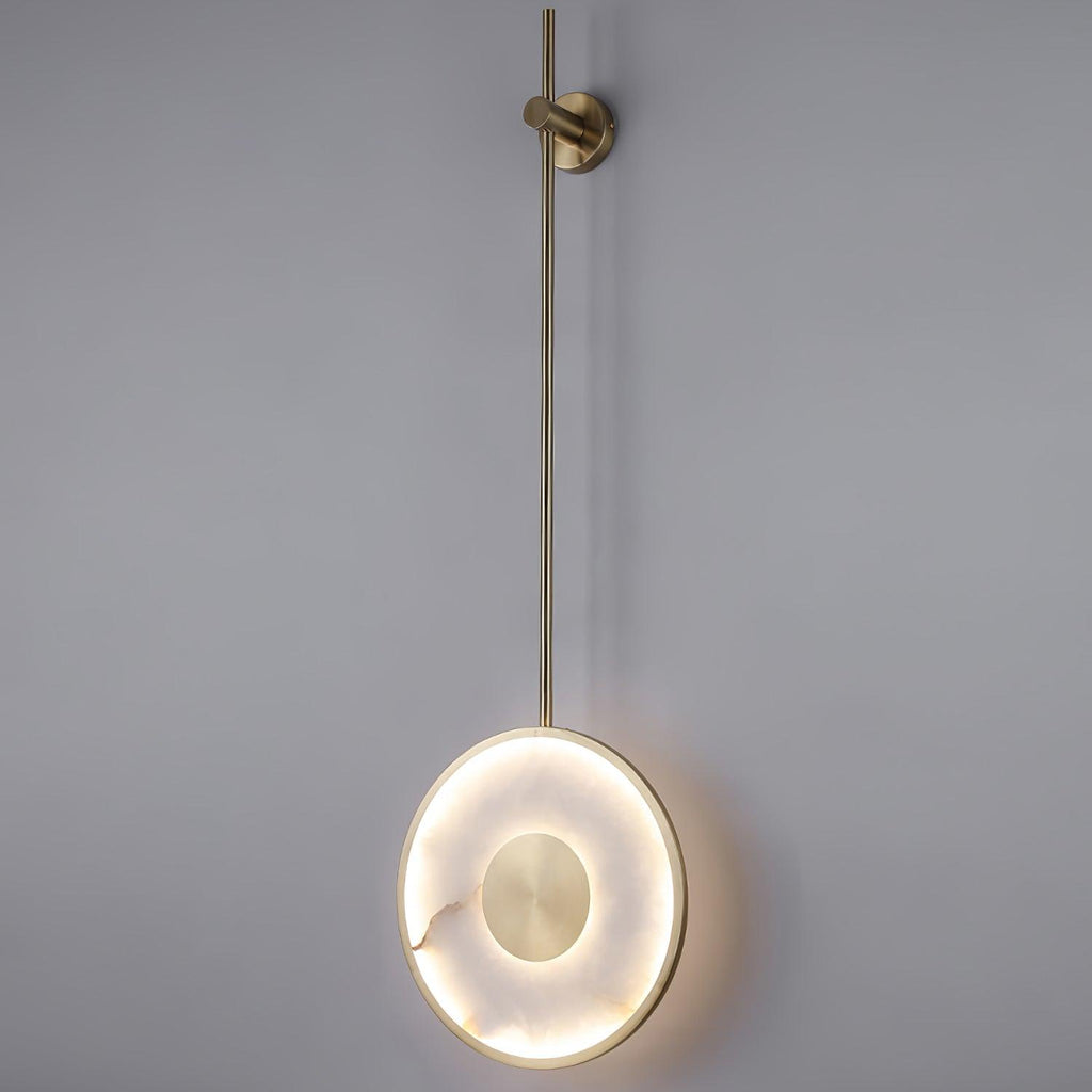 Vevelila Pendant Light Minimalist in Alabaster - Kingsley Beaumont
