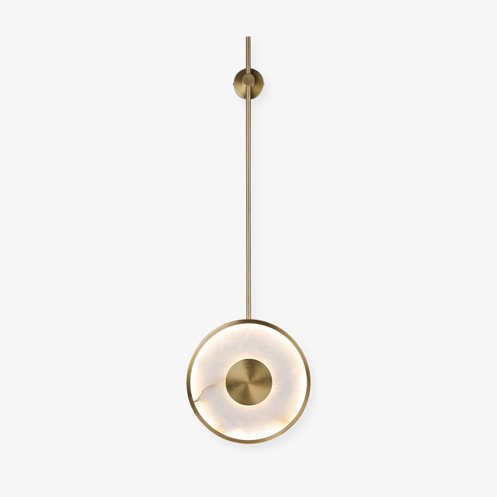 Vevelila Pendant Light Minimalist in Alabaster - Kingsley Beaumont