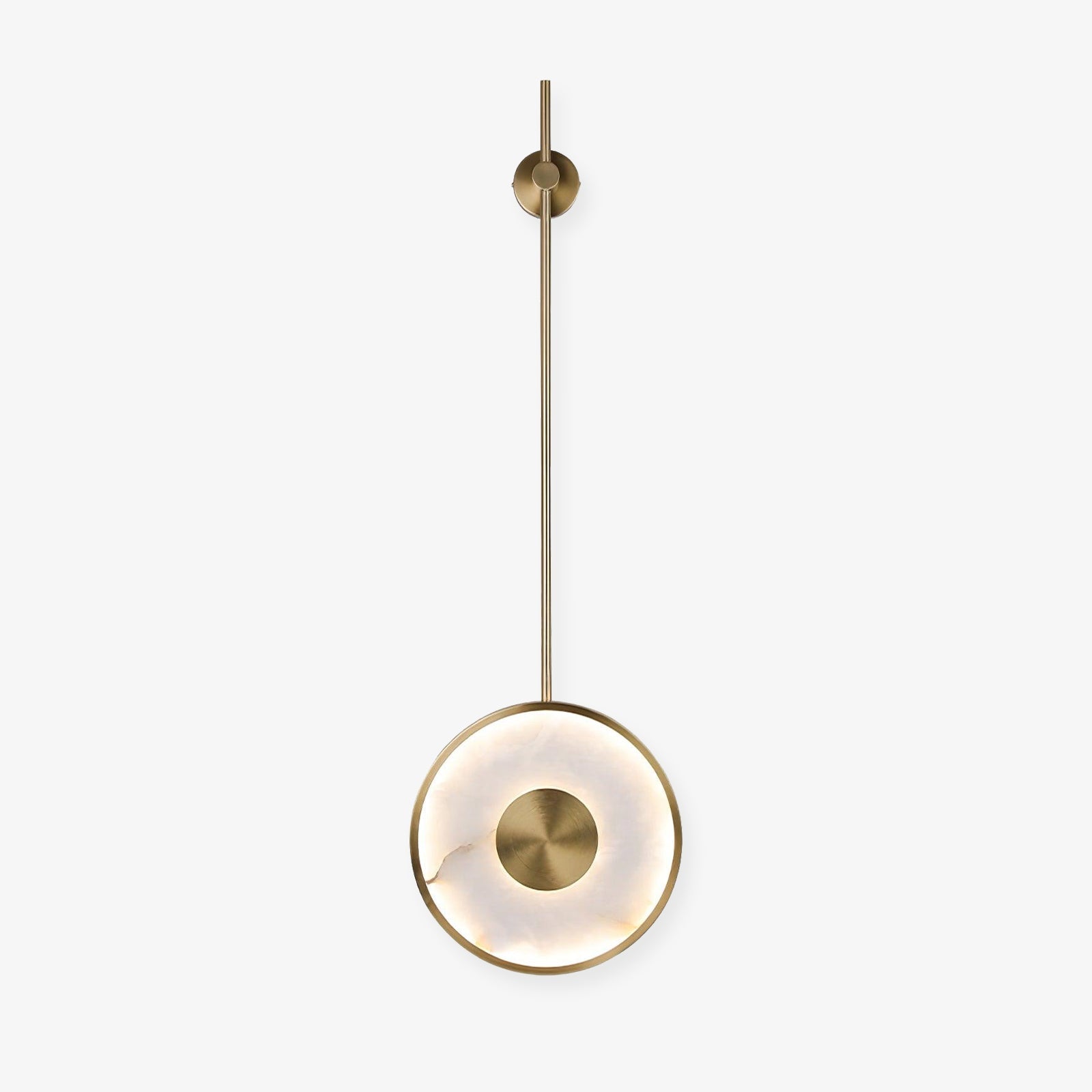 Vevelila Pendant Light Minimalist in Alabaster - Kingsley Beaumont
