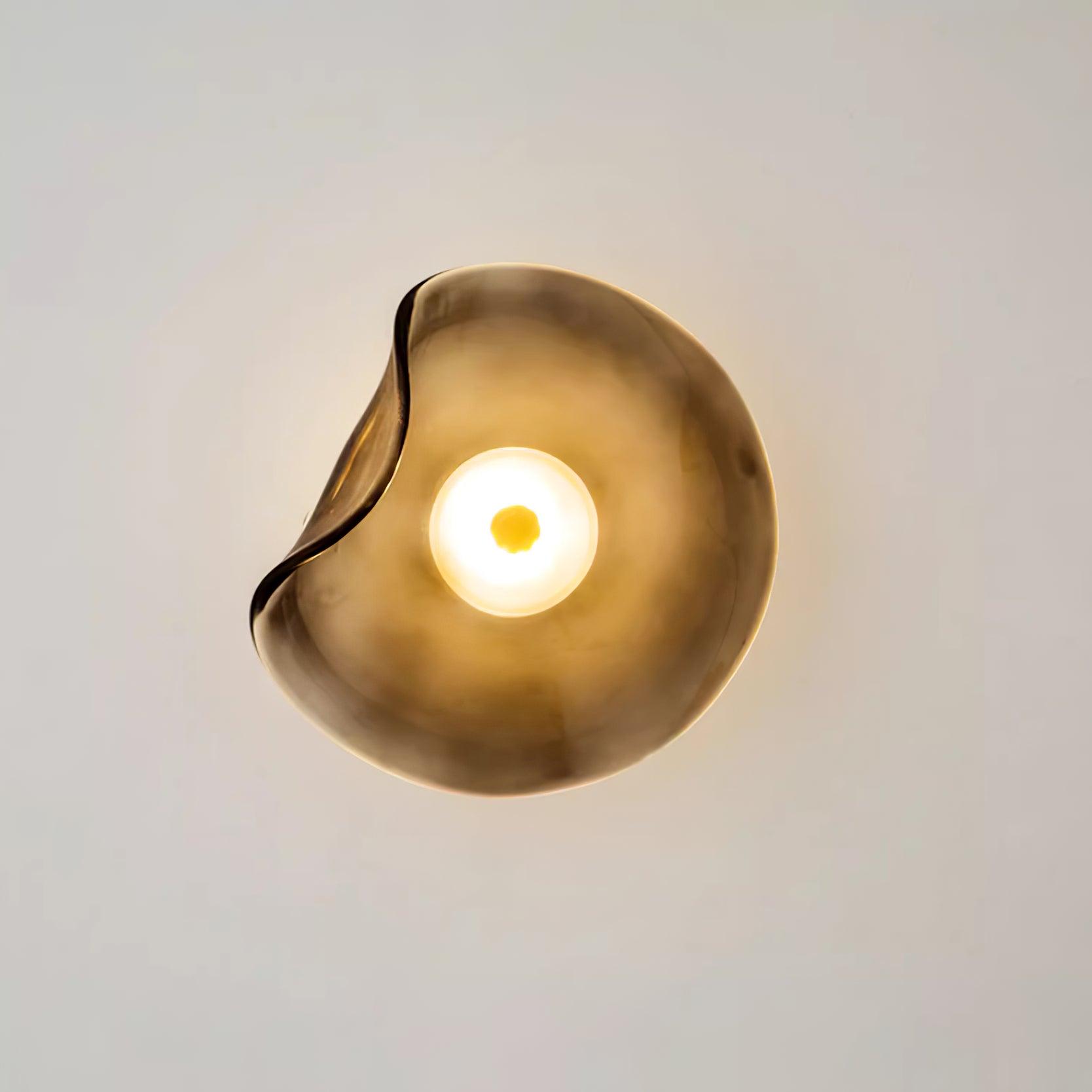 Lunara Amber Glass Wall Light