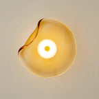 Lunara Amber Glass Wall Light