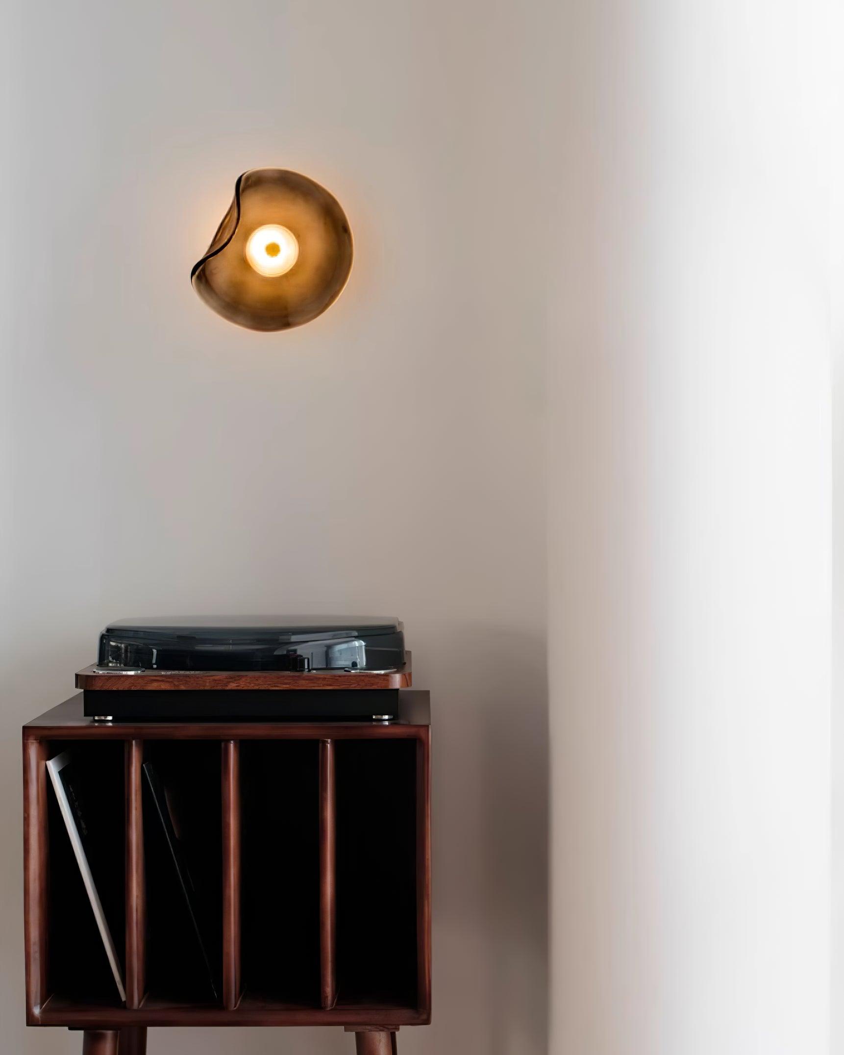Lunara Amber Glass Wall Light