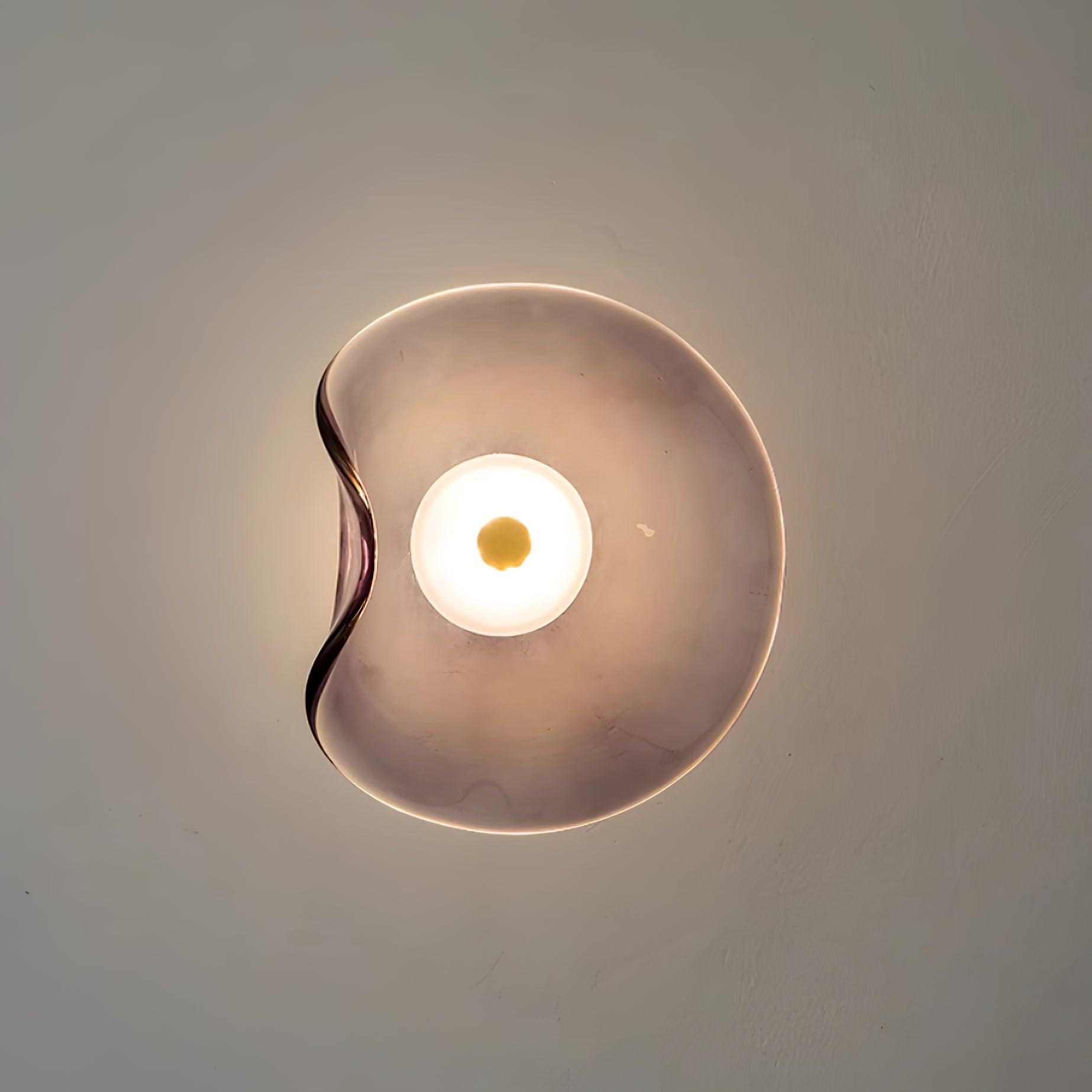 Lunara Amber Glass Wall Light