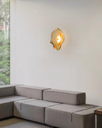 Lunara Amber Glass Wall Light