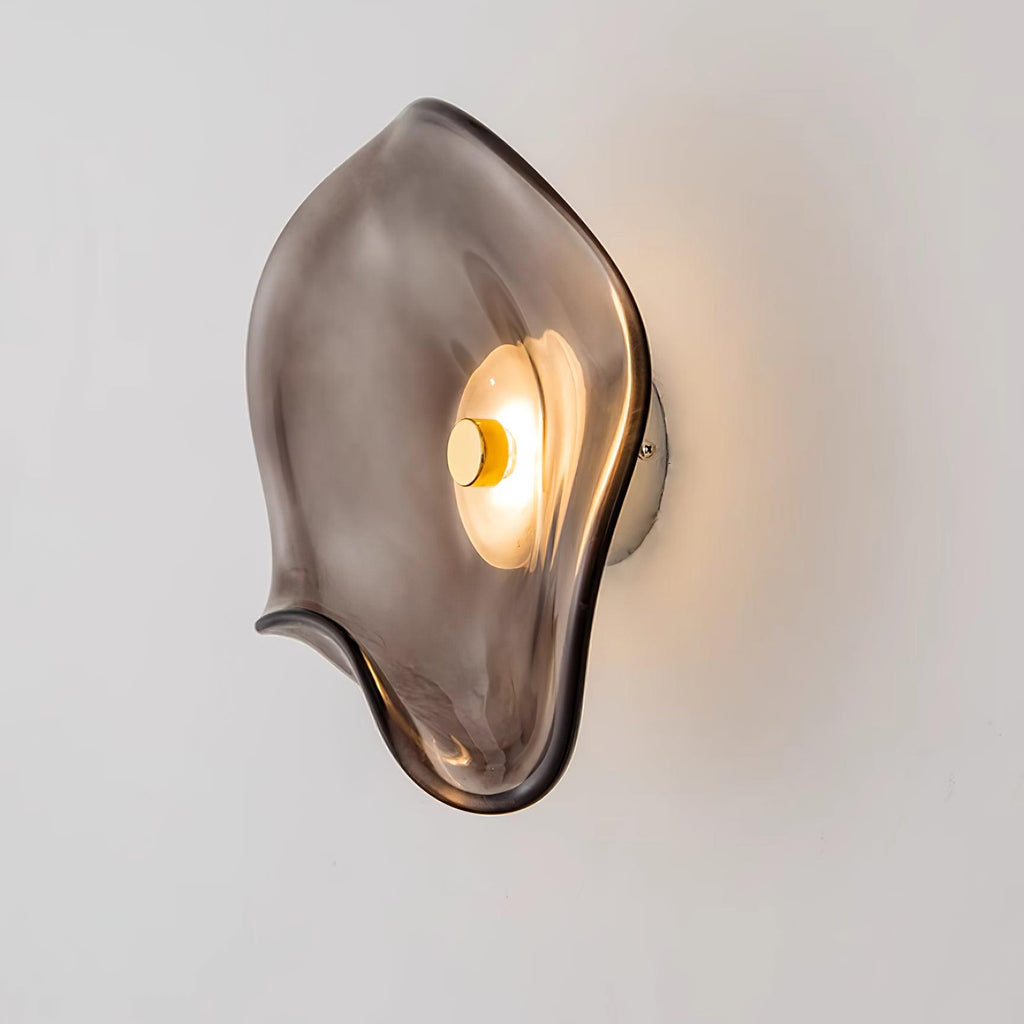 Lunara Amber Glass Wall Light