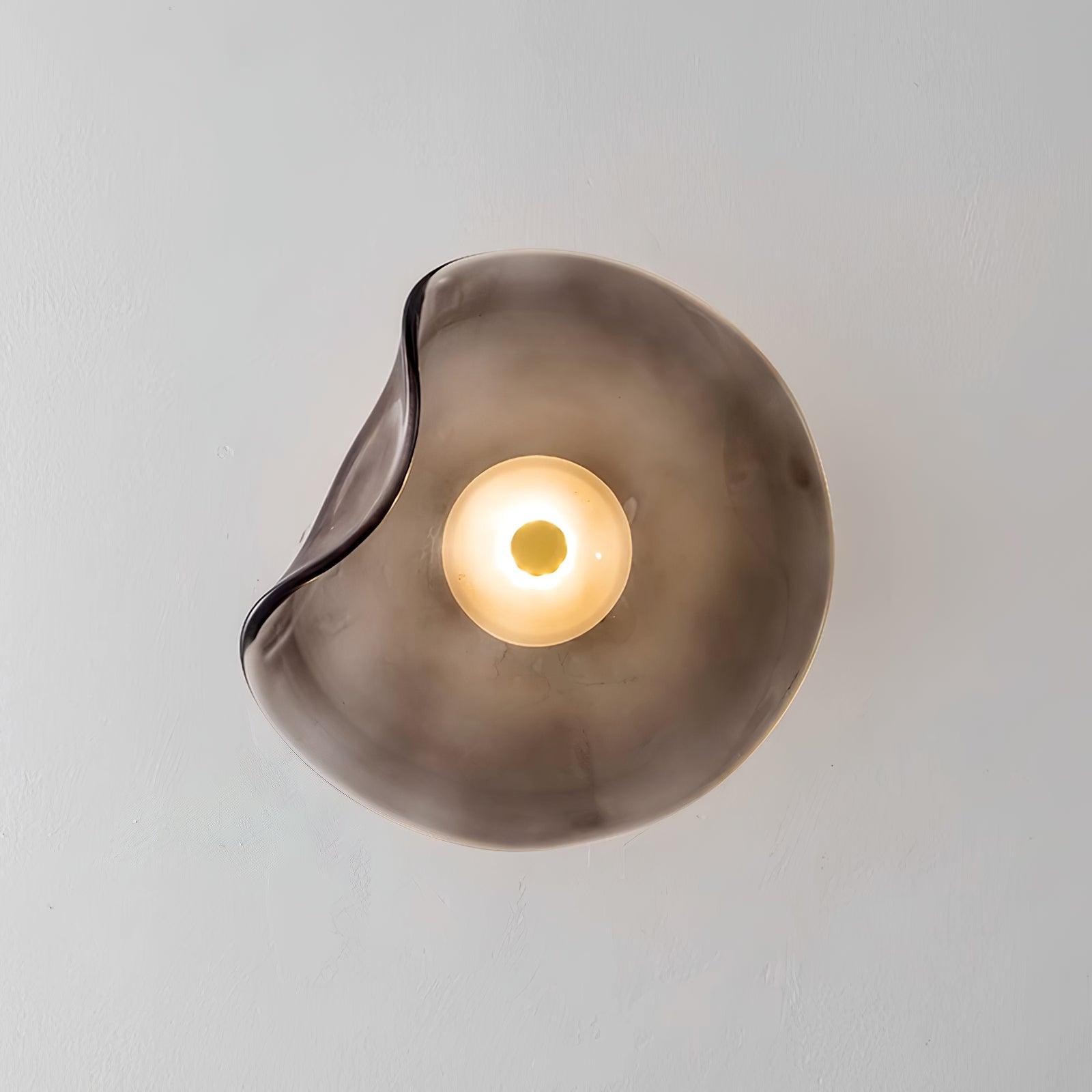 Lunara Amber Glass Wall Light