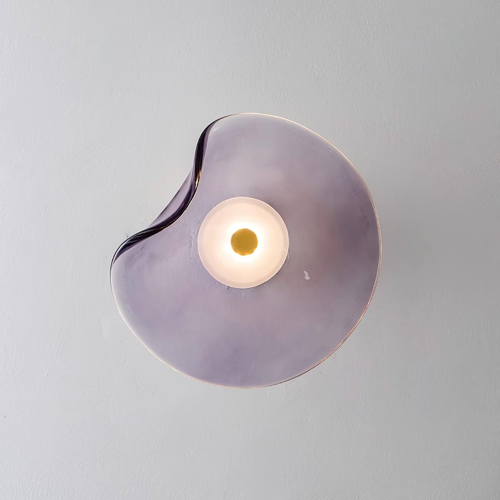 Lunara Amber Glass Wall Light