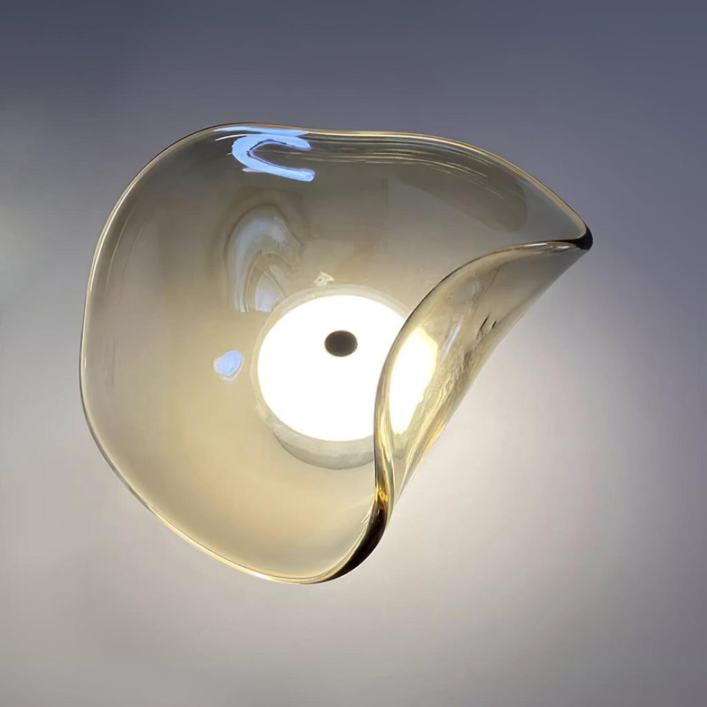Lunara Amber Glass Wall Light