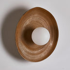 Wall Lamp Fiberglass Globe Nordic
