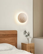 Ritta Round Travertine Wall Lamp