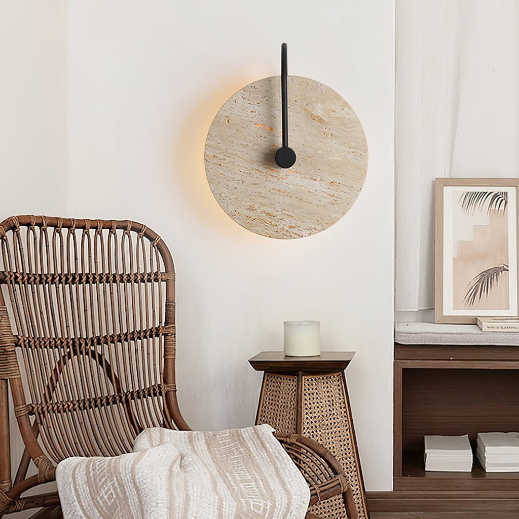 Kara Travertine Wall Light