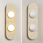 Zasoliel Minimalist Travertine Wall Light
