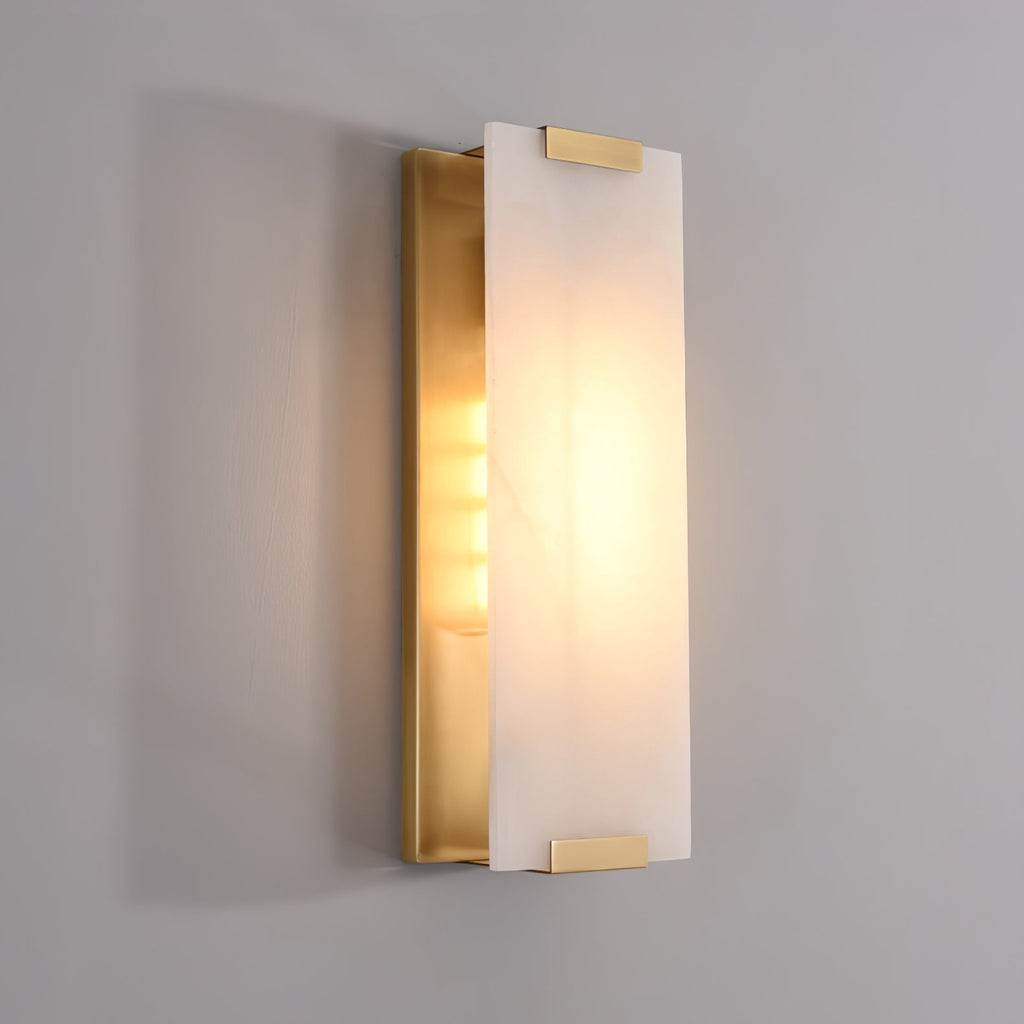 Roux Wall Lamp Alabaster Panel Glow
