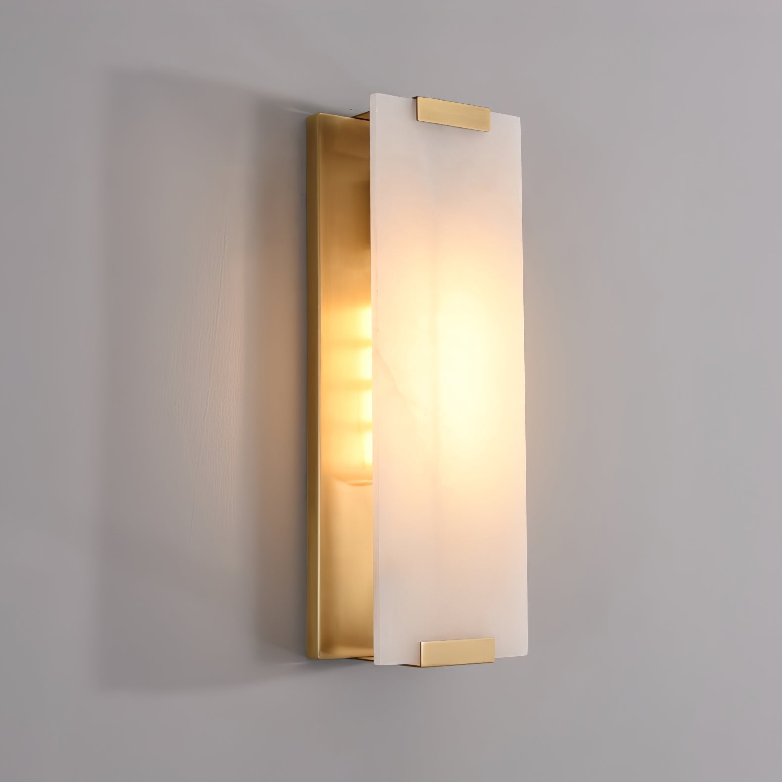 Roux Wall Lamp Alabaster Panel Glow