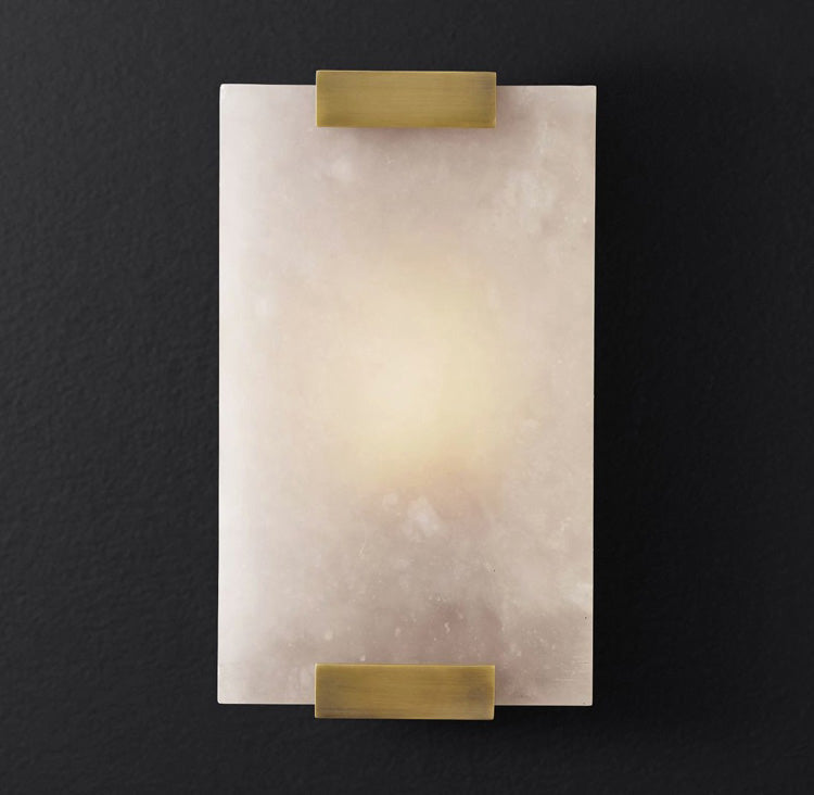 Roux Wall Lamp Alabaster Panel Glow