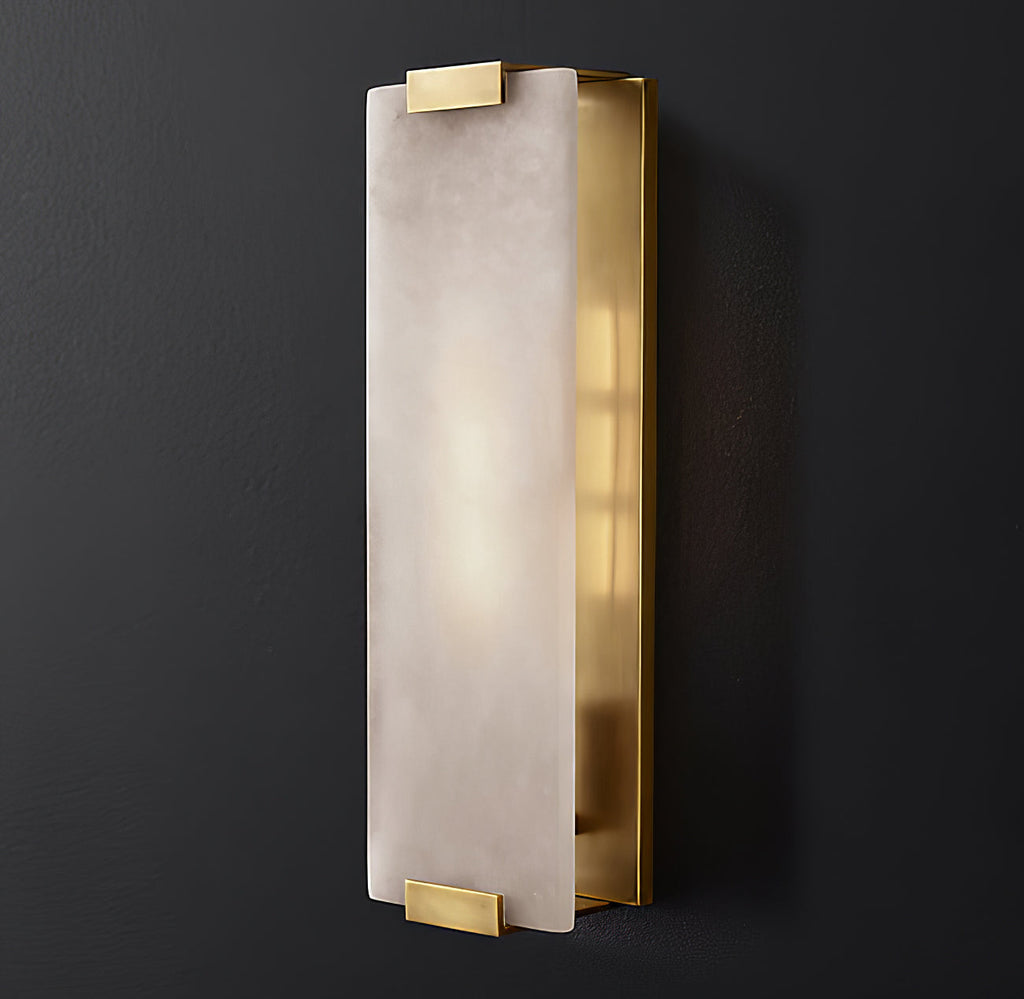 Roux Wall Lamp Alabaster Panel Glow