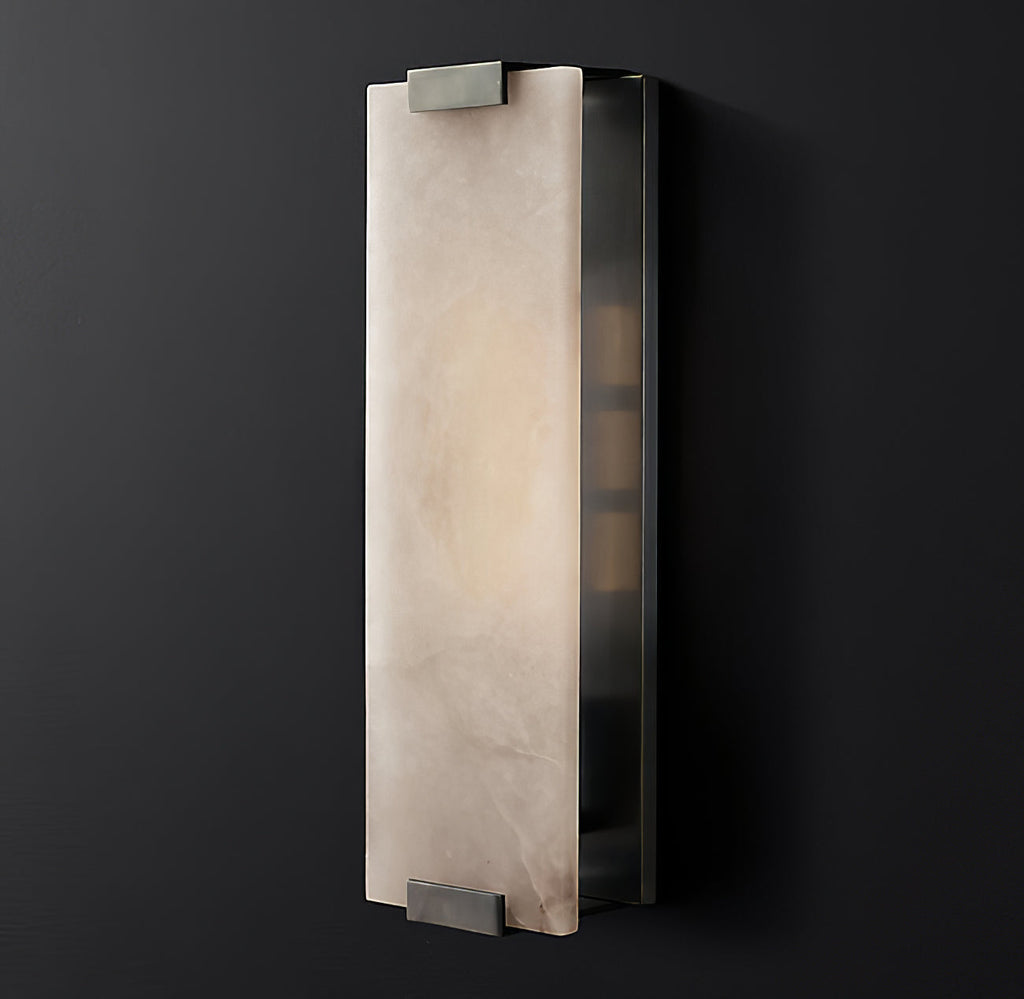 Roux Wall Lamp Alabaster Panel Glow