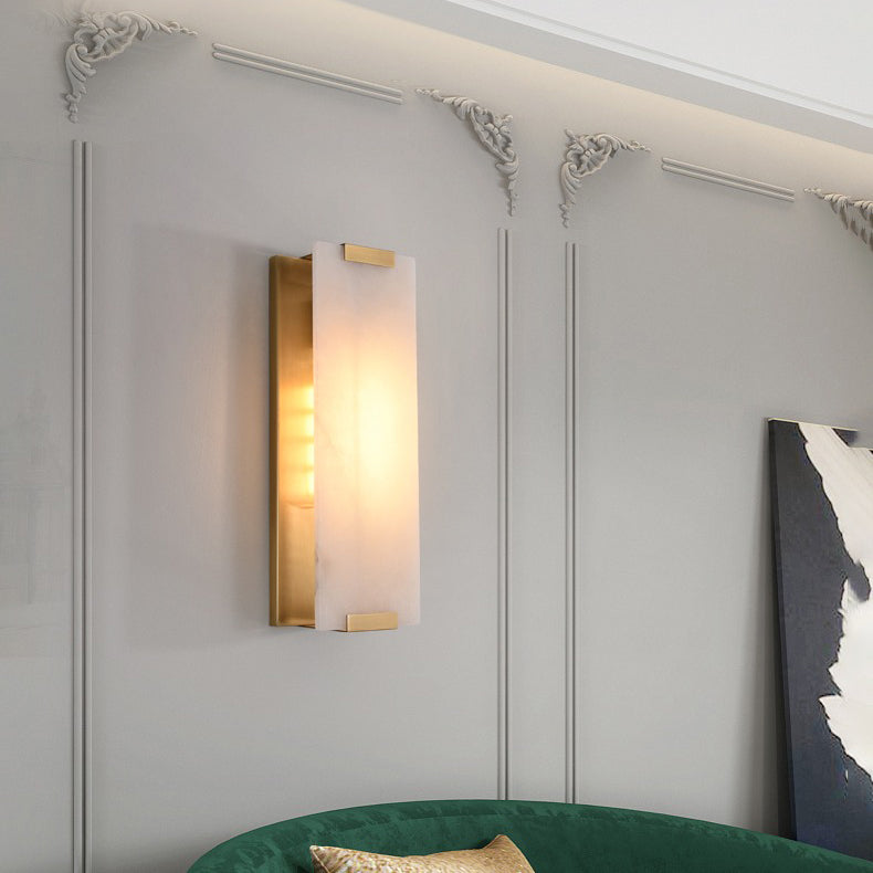 Roux Wall Lamp Alabaster Panel Glow