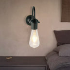 Silva Simple Retro Wrought Iron Wall Lamp for Garden
