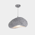 Avi Wabi Sabi Bread Shape Resin Pendant Light, 2 Color
