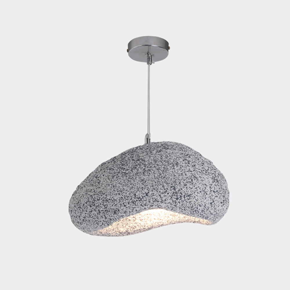 Avi Wabi Sabi Bread Shape Resin Pendant Light, 2 Color