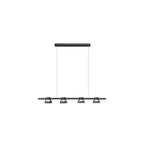Arisha Modern Linear Metal Pendant Light,Black