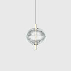 Valentina Designer Art Modern Pendant Light, Black/Gold