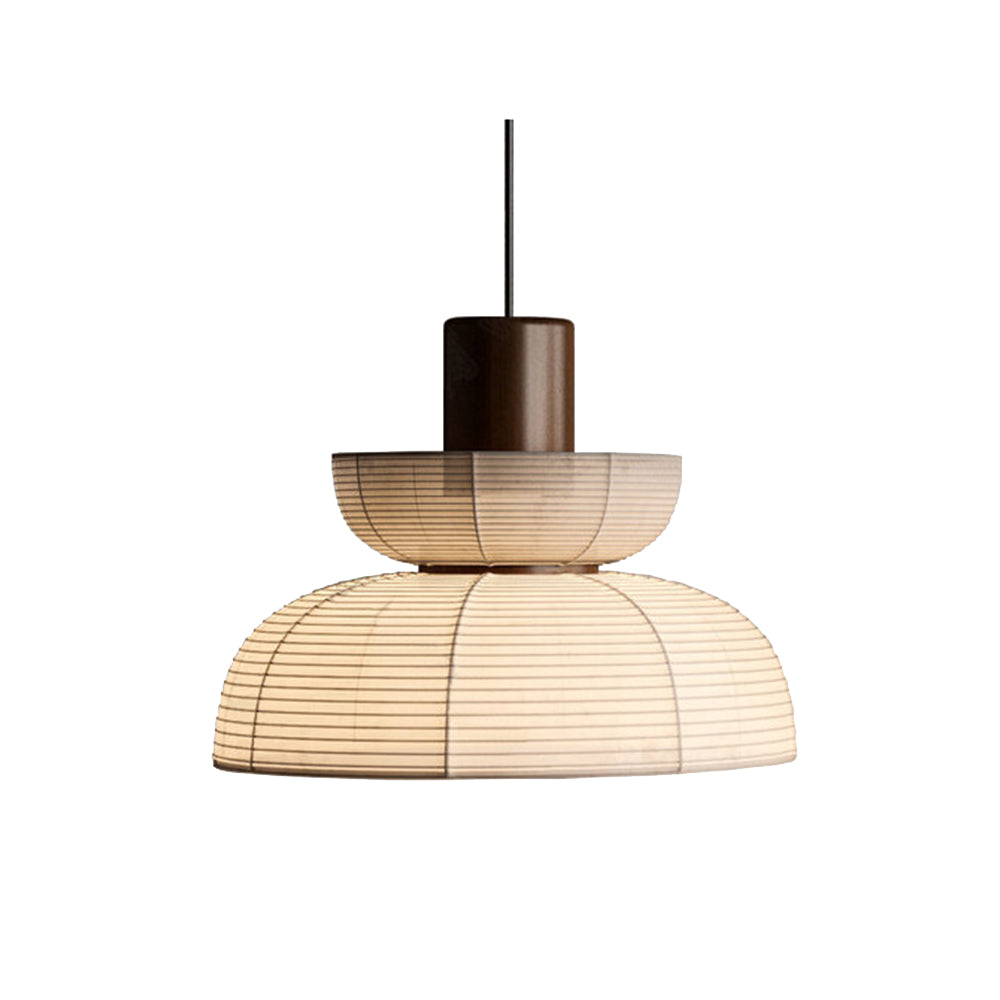 Muto Retro Fabric & Metal Pendant Light, 2 Style