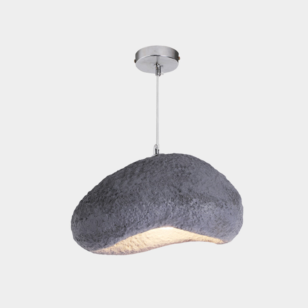 Avi Wabi Sabi Bread Shape Resin Pendant Light, 2 Color