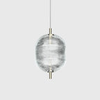 Valentina Designer Art Modern Pendant Light, Black/Gold